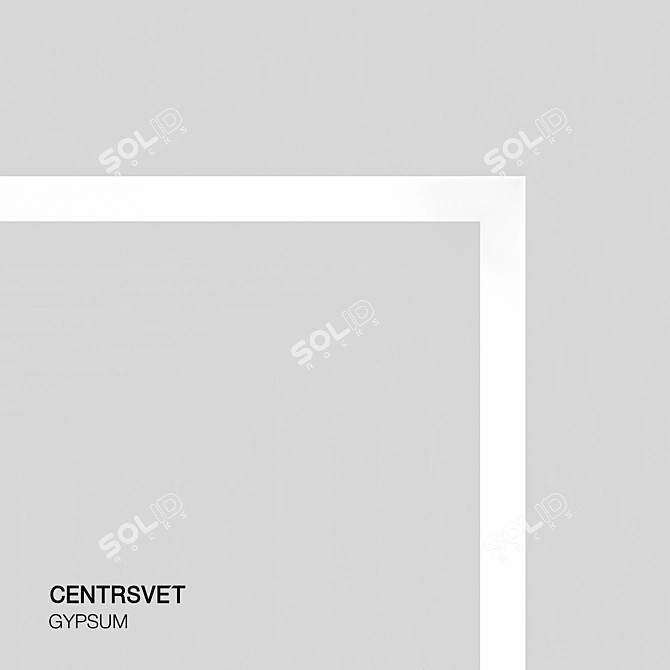 Seamless Gypsum Lighting 3D model image 8