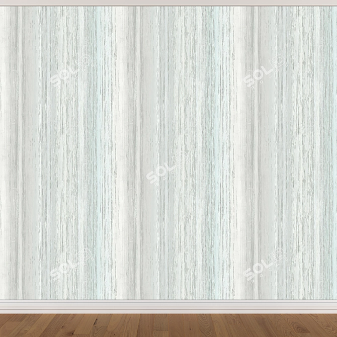 Seamless Wallpaper Set - 3 Colors 3D model image 3