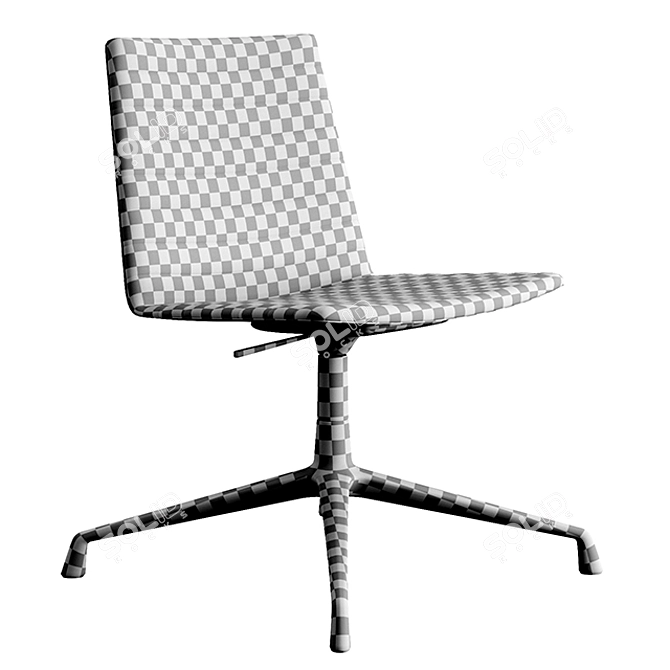 Flex Executive Low Back Chair 3D model image 4