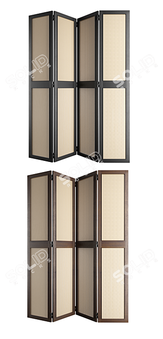 Eichholtz Juliane Folding Screen 3D model image 1