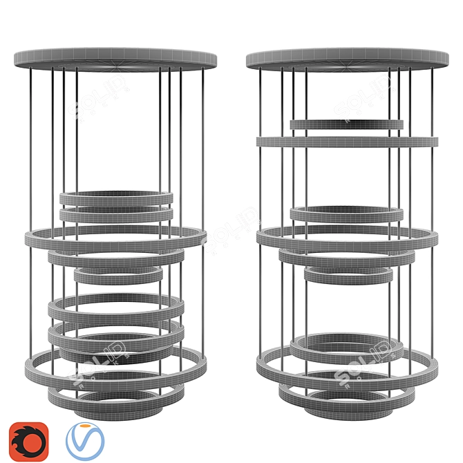 Sleek Light Fixture - 2015 Version 3D model image 3