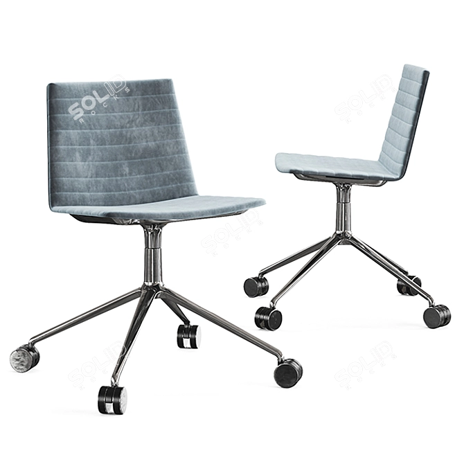 Flex Executive: Low Back Swivel Chair 3D model image 1