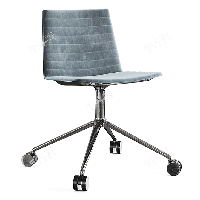 Flex Executive: Low Back Swivel Chair 3D model image 4