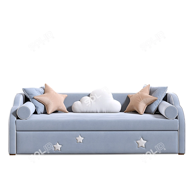 Iriska Kids Cloud Sofa 3D model image 5