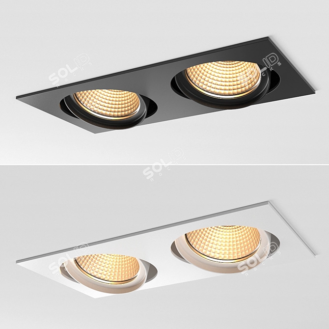 Stylish Modular Lighting Solution 3D model image 3