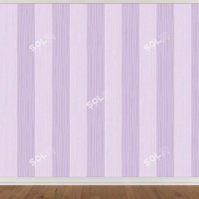 Seamless Wallpaper Set - 3 Colors 3D model image 2