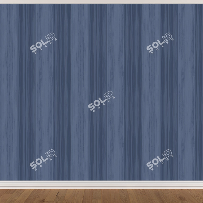 Seamless Wallpaper Set - 3 Colors 3D model image 3