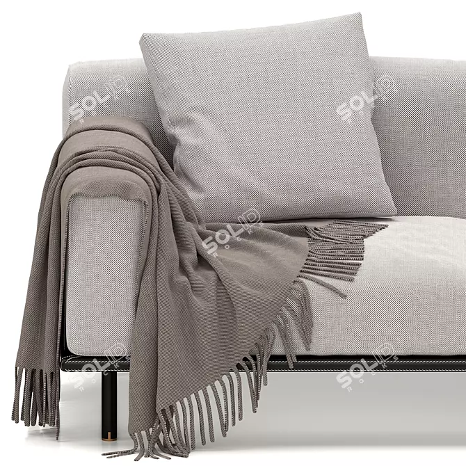 Sophisticated Kuoio Sofa by Meridiani 3D model image 2