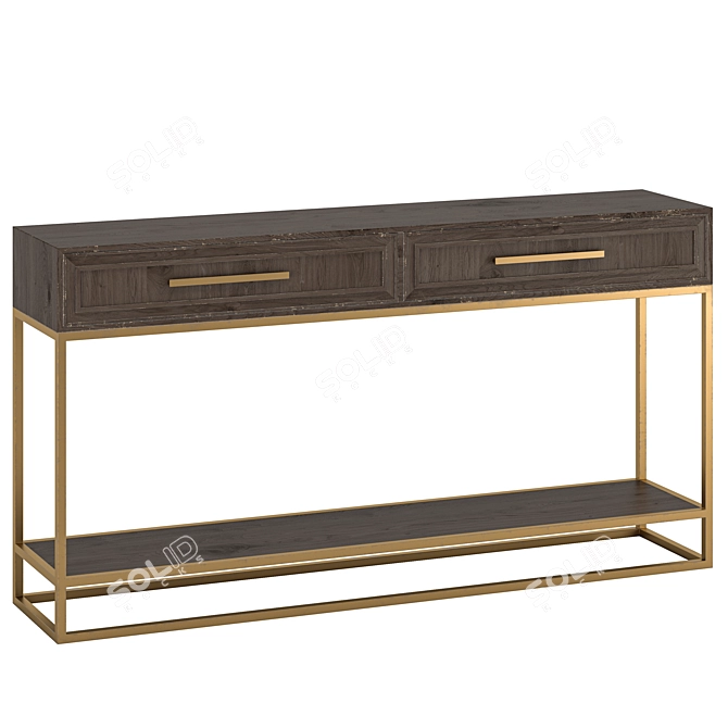 Bullard Console Table: Cosmorelax Elegance 3D model image 2