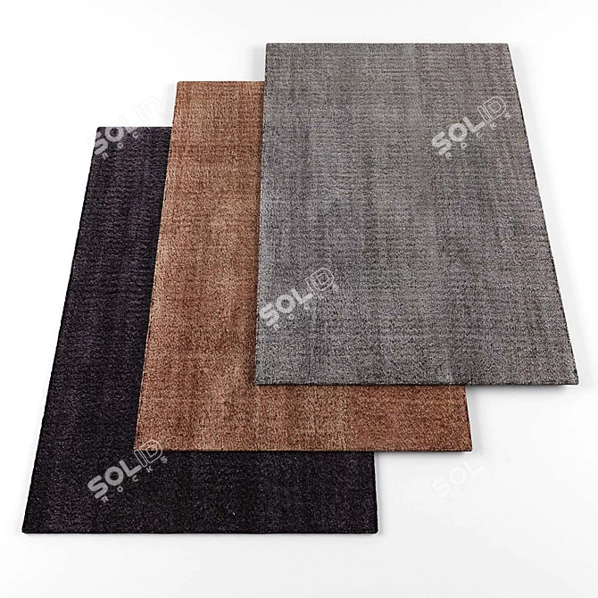 Versatile Collection of Carpets 3D model image 1