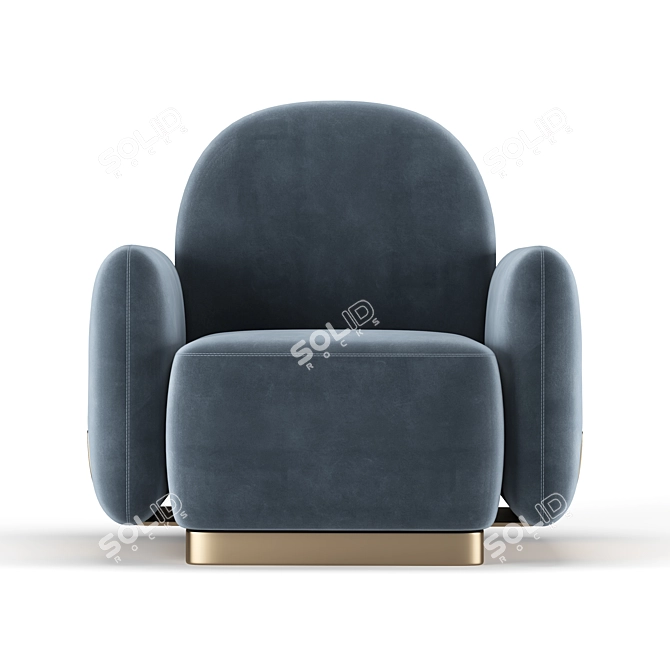 Title: Versatile Relaxation Chair 3D model image 2