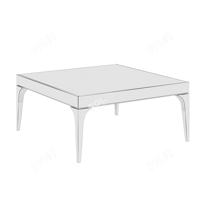 Modern Bridge Coffee Table 3D model image 4