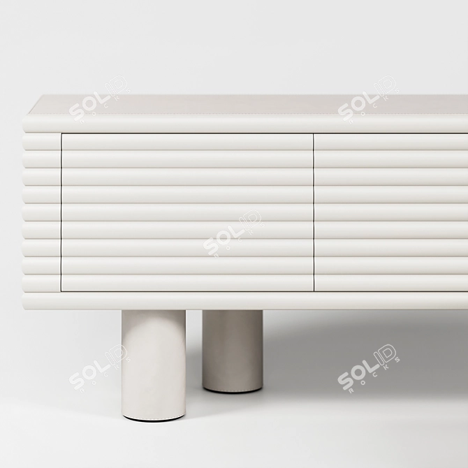 Elegant Scala Sideboard & Chest: Perfect Blend of Style and Function 3D model image 5