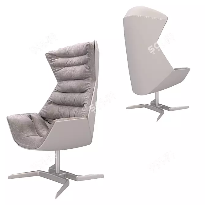 Title: 808 Formstelle Armchair: Timeless Design and Comfort 3D model image 1