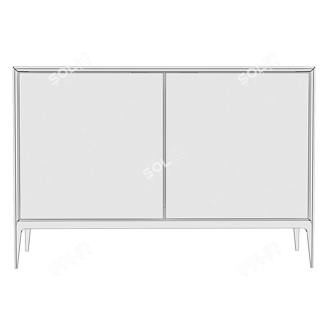 Sturdy Caracole Chest: Love at First Sight 3D model image 3