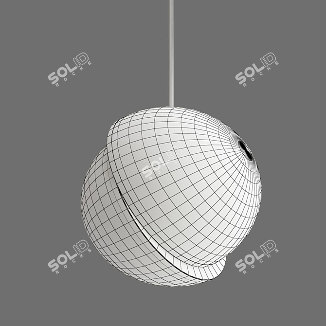 Lee Broom Crescent Pendant Light 3D model image 2