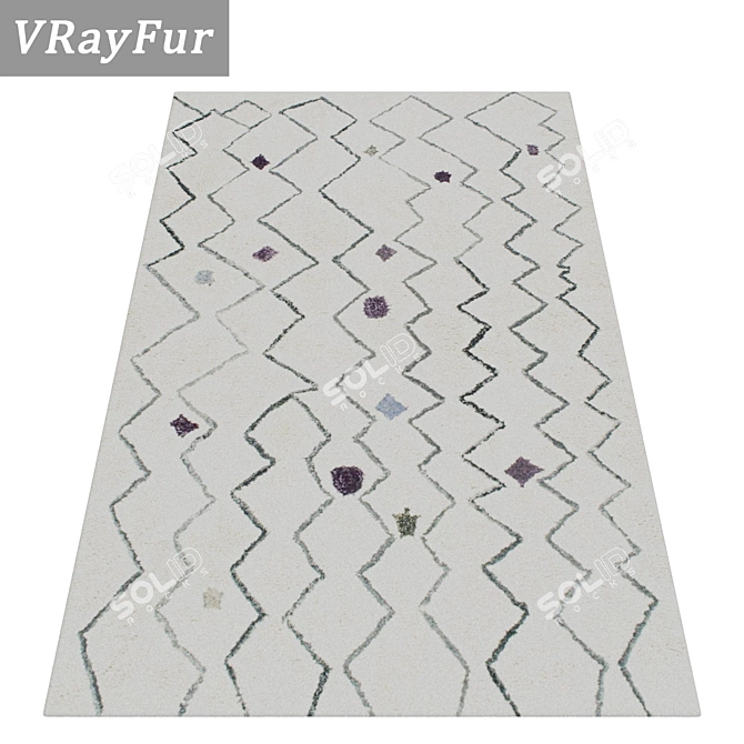 Elevate Your Space with Carpets Set 3D model image 2