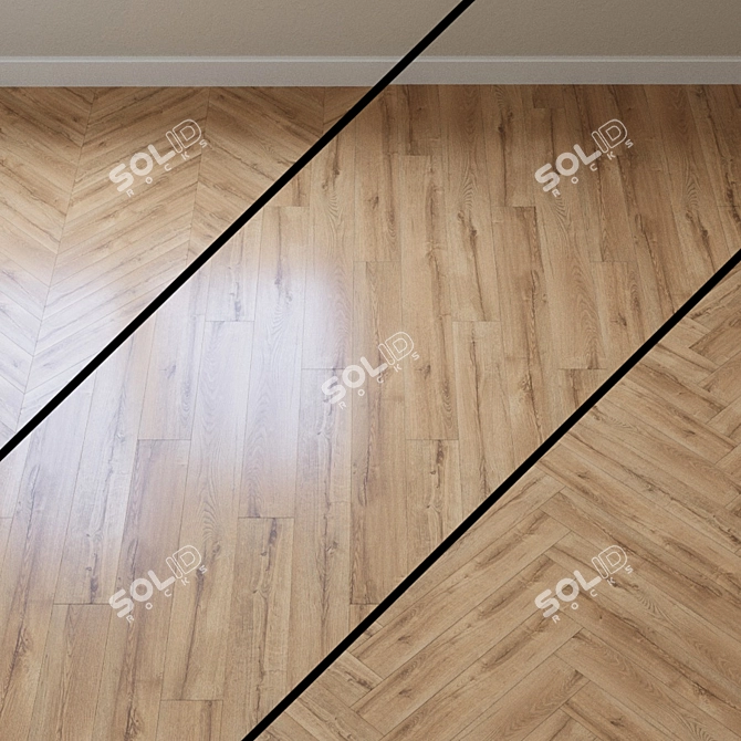 Verano Oak Laminate: Haro Tritt 90 3D model image 1