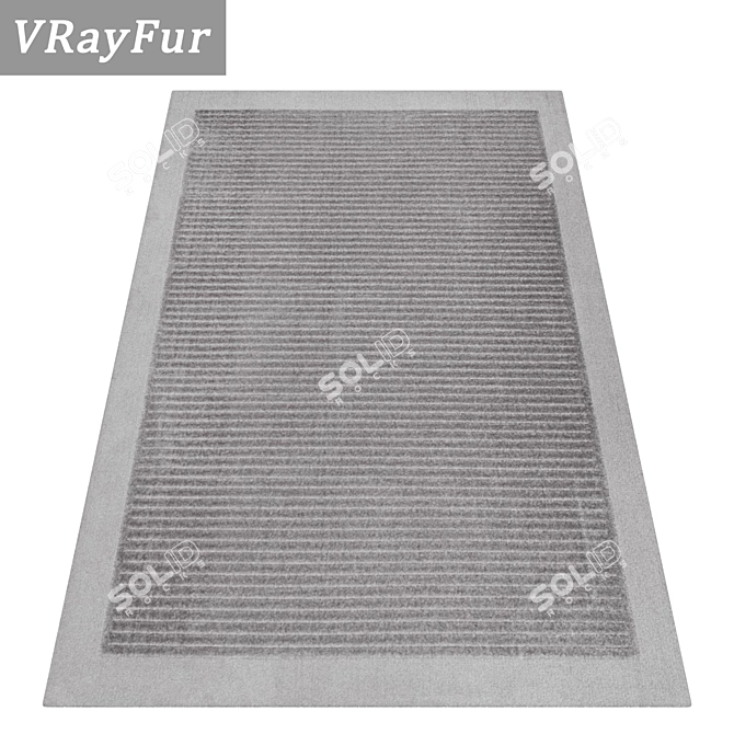 Luxury Carpet Set - High-Quality Textures 3D model image 2