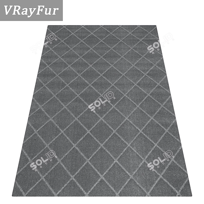 Luxury Carpet Set 3D 3D model image 2