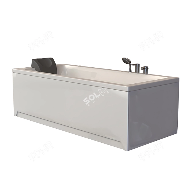 Ariana 705 Bathtub: 210747 Polys, 214560 Verts 3D model image 2