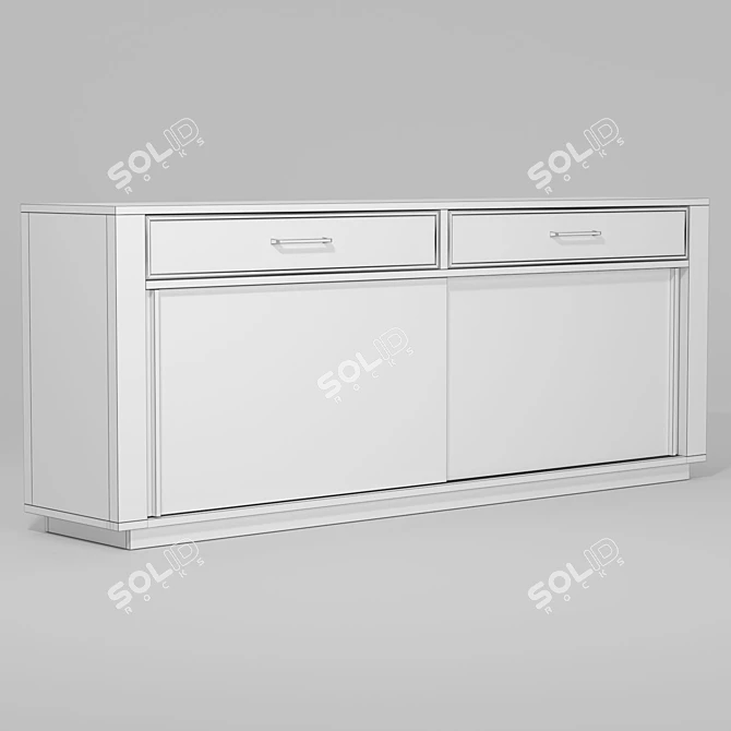 Natural Line Buffet: Sleek Design, Perfect for Any Space 3D model image 3