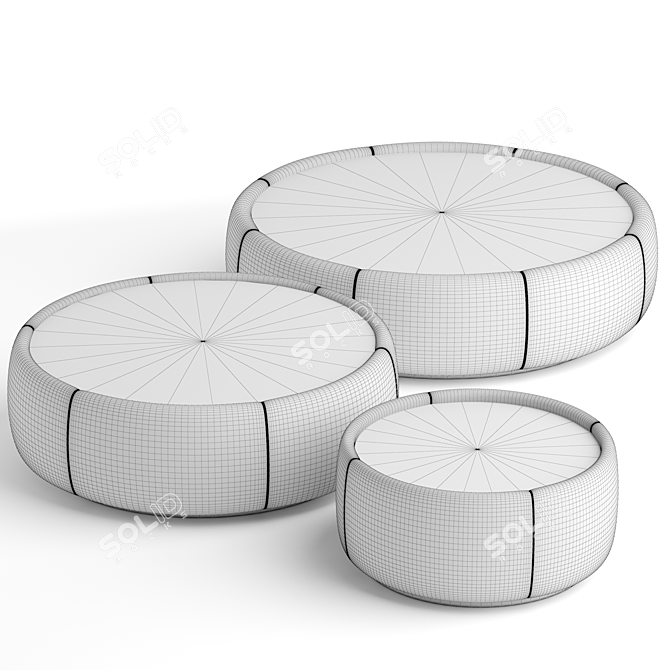 Dema Cubic Coffee Tables: Stylish and Functional 3D model image 5