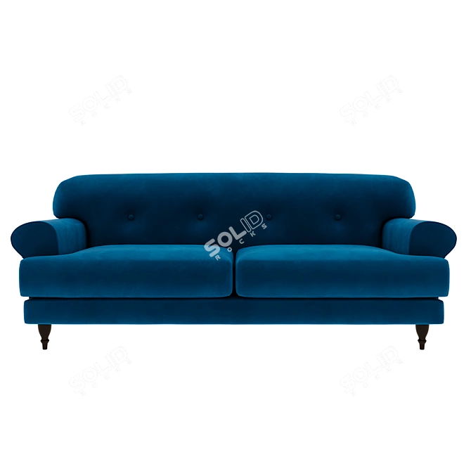 Italian Elegance: Italia Sofa 3D model image 1