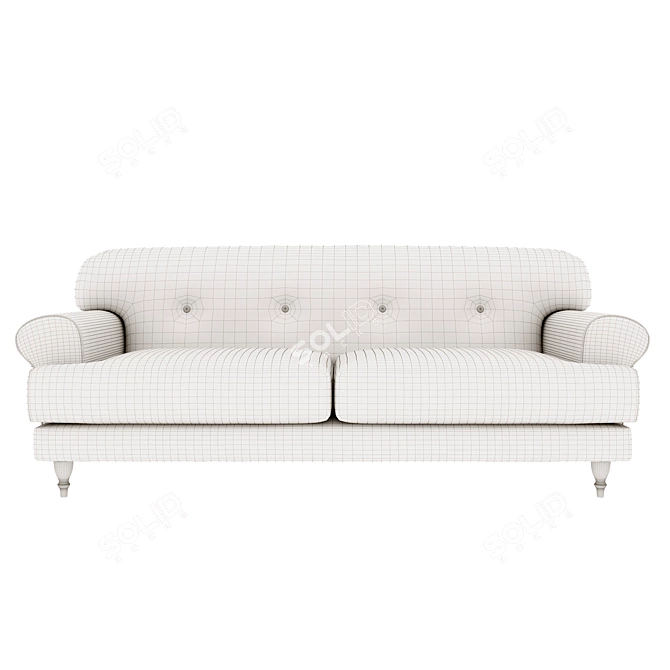 Italian Elegance: Italia Sofa 3D model image 4