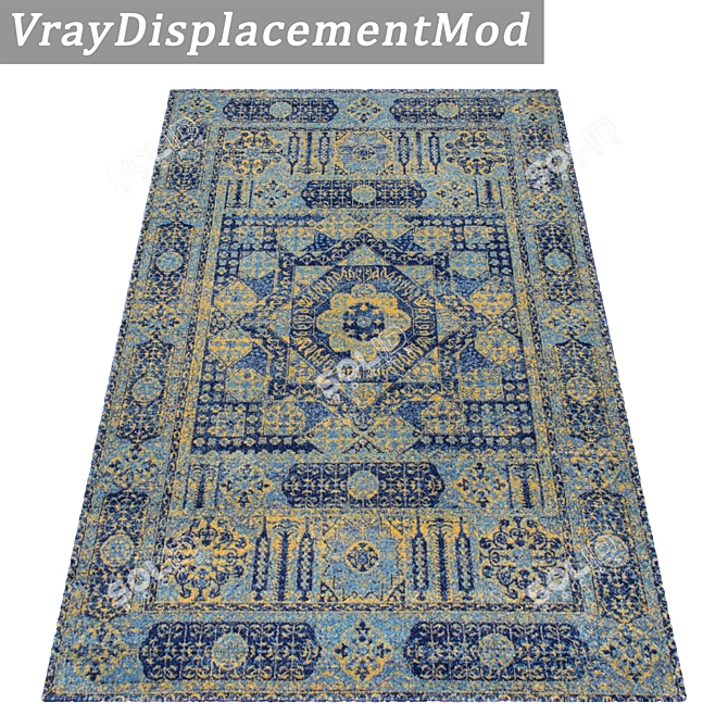 Premium Quality Carpet Set 3D model image 3