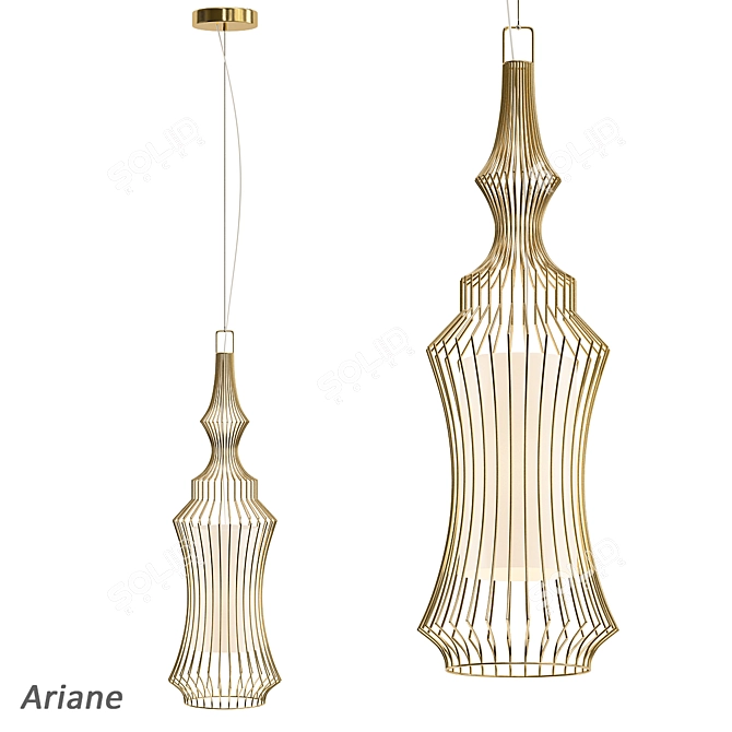 Elegant Chandelier Collection: Set 294 3D model image 3