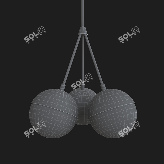 Modern Lampatron Ball 3: Unique Design 3D model image 2