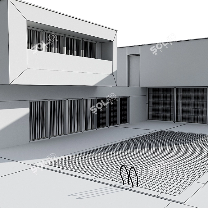 Stunning Modern Villa | 3D Max & Vray 3D model image 4