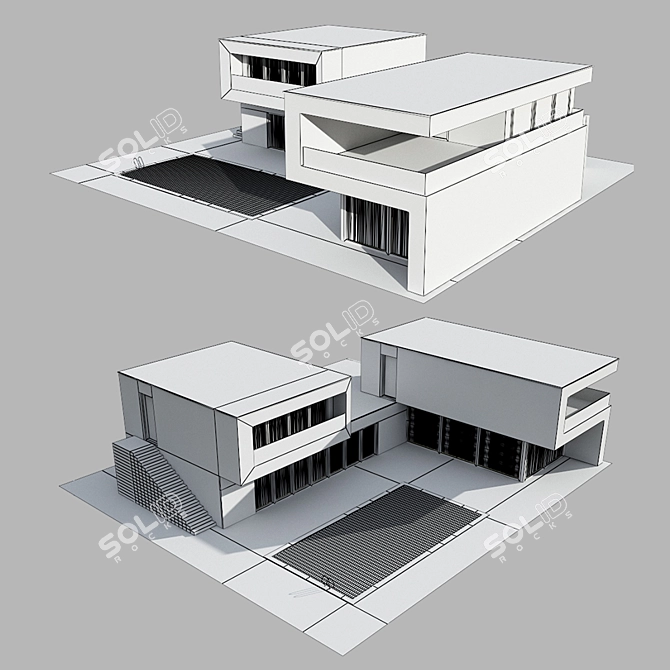 Stunning Modern Villa | 3D Max & Vray 3D model image 5