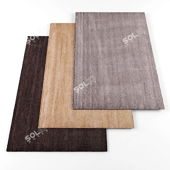 19 Texture Collection: Refined Rugs 3D model image 1