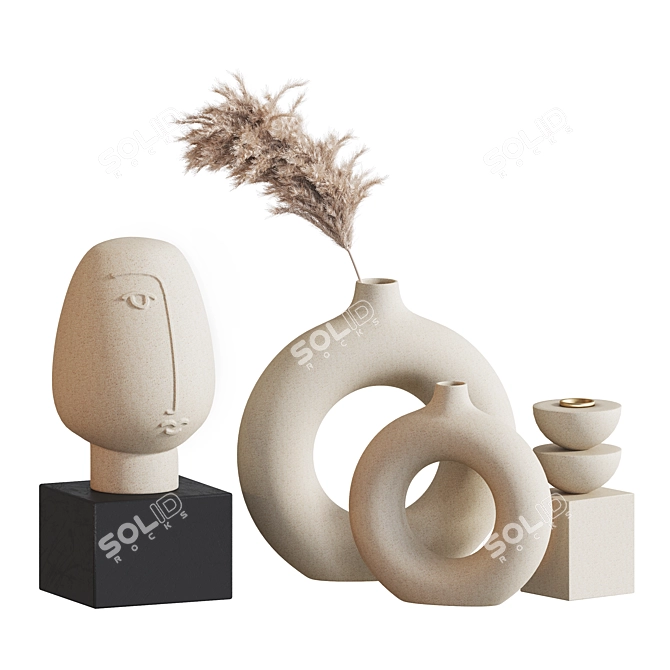 Dazzling Decor Set 3D model image 3