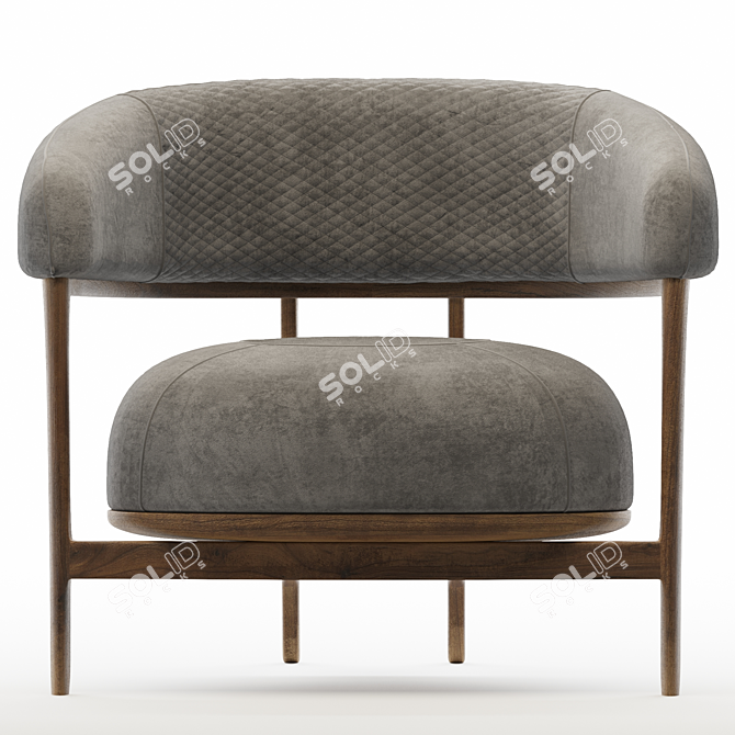 Elevate Your Space: 1290 Armchair 3D model image 3