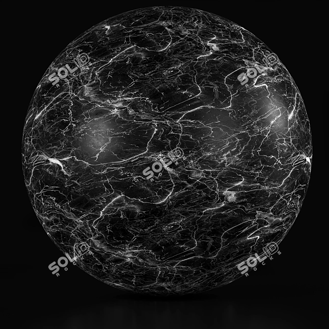 Elegant Marble Slab 3D model image 4