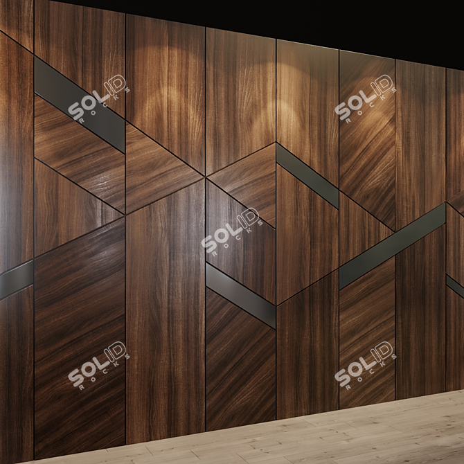 Modern Izgolovie 19 Panel 3D model image 3