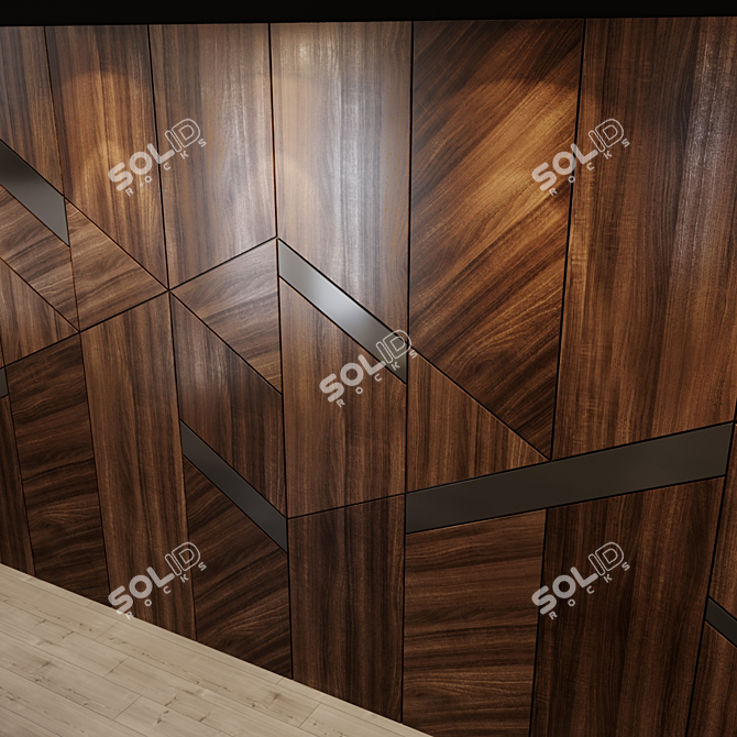 Modern Izgolovie 19 Panel 3D model image 4