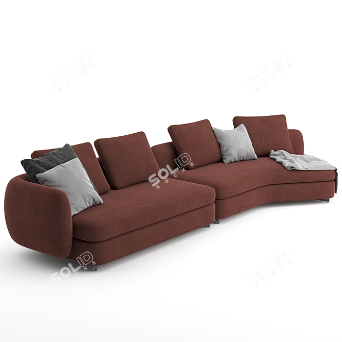 Poliform Saint Germain Sofa Set 3D model image 4