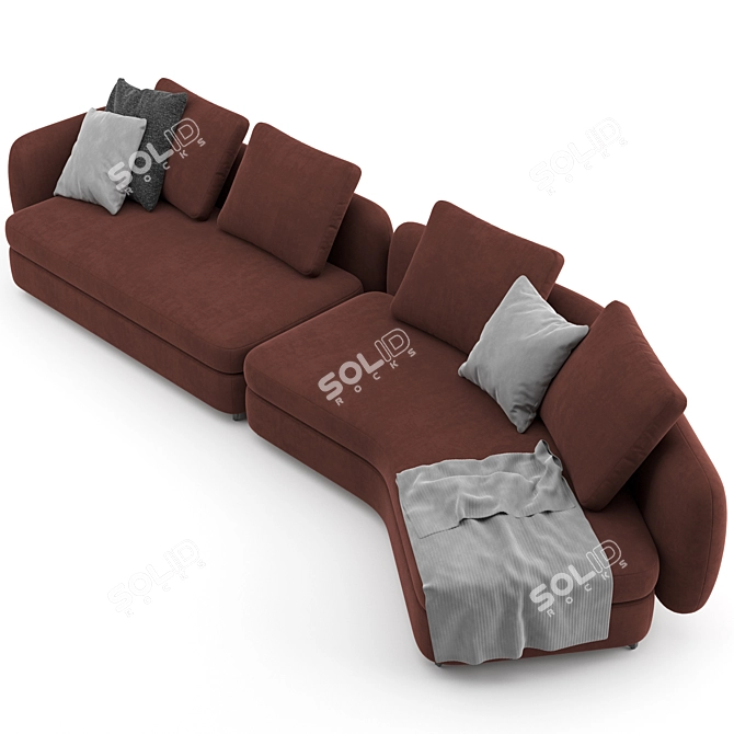 Poliform Saint Germain Sofa Set 3D model image 5