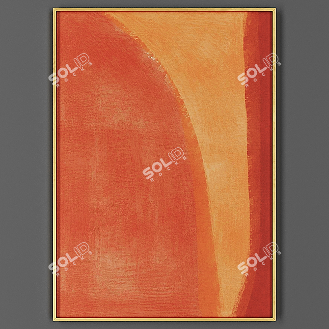 Elegant Photo Frame 00045-55 3D model image 1