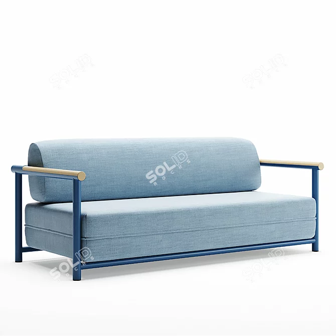 Bamboo Bliss: Stylish Sofa by Missana 3D model image 1