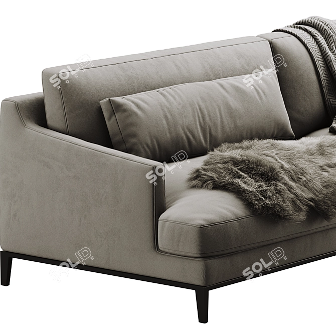 Modern Poliform Bellport Sofa 3D model image 3