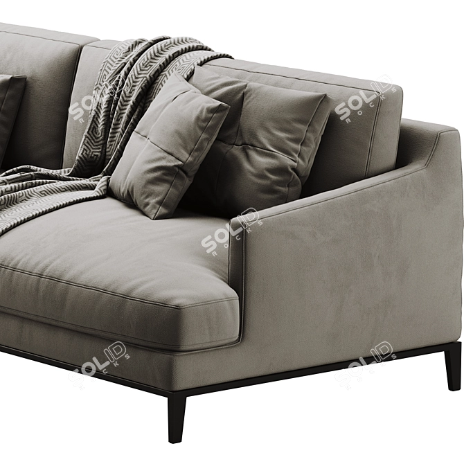 Modern Poliform Bellport Sofa 3D model image 4