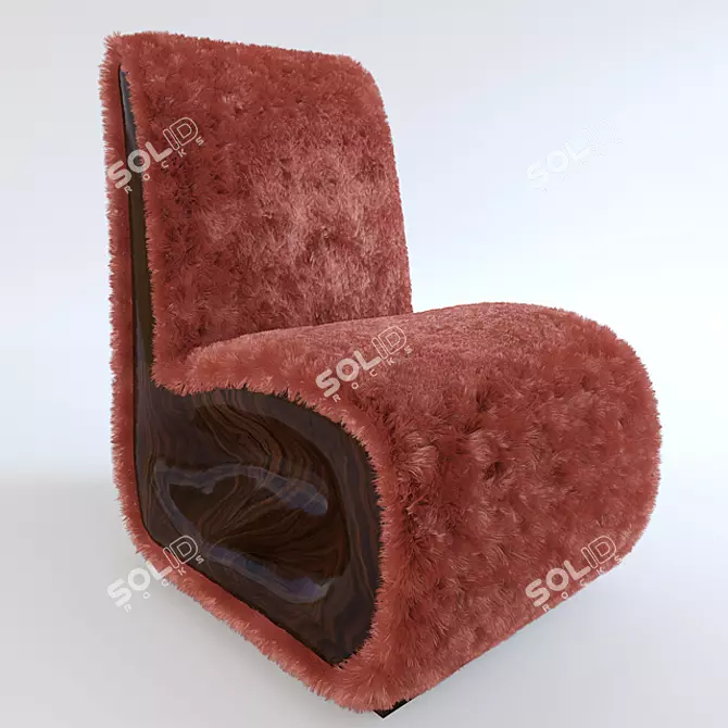 Sleek Organico Chair 3 3D model image 1