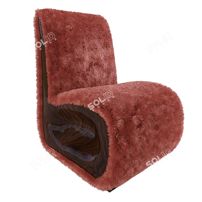 Sleek Organico Chair 3 3D model image 3