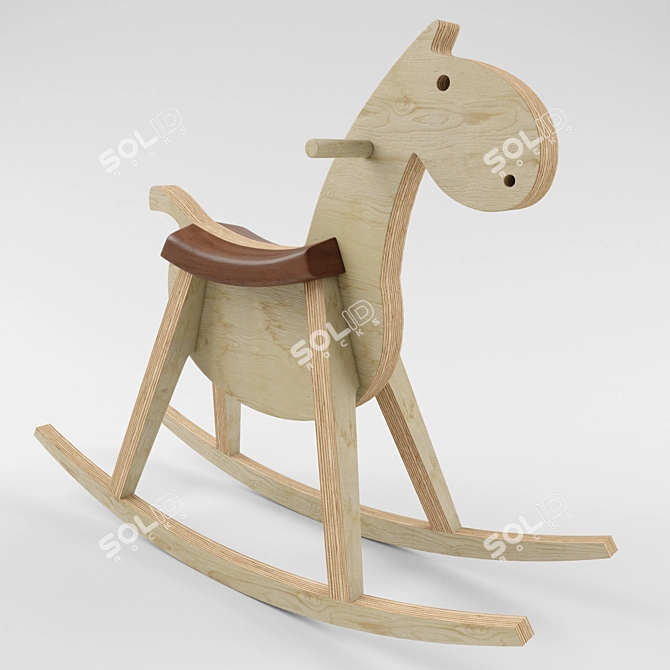 Sixay Furniture Paripa Rocking Horse 3D model image 8