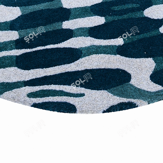 Luxury Mer Carpet by Roche Bobois 3D model image 2